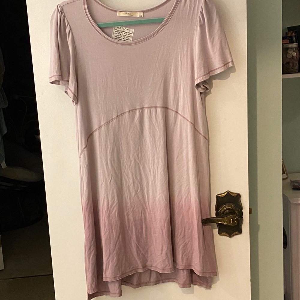 Pink ombré dress